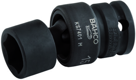 Bahco Slagdop 3/8" | scharnierend | zeskant | gefosfateerd | 19 mm - KS7401M-19