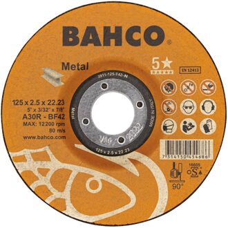 Bahco Slijpschijf | voor afbramen | voor metaal 230 x 3.2 x 22.23mm - 3911-230-T42-M
