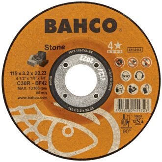 Bahco Slijpschijf | voor afbramen | voor steen 230 x 3.2 x 22.23mm - 3912-230-T42-ST