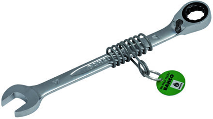 Bahco Steekringratelsleutel | met veiligheidsveer | verchroomd | lengte 159 mm | 10 mm - TAH1RM-10