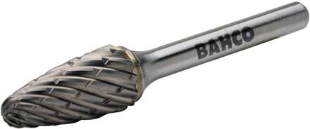 Bahco Stiftfrees | hardmetaal | met boogvormige kop en afgeronde neus | voor hooggelegeerd staal | 12 mm x 25 mm x 6 mm - F1225S06