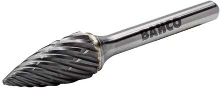 Bahco Stiftfrees | hardmetaal | met boogvormige kop en spitse neus | voor hooggelegeerd staal | 10 mm x 20 mm x 6 mm - G1020S06