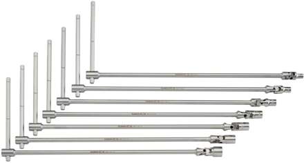 Bahco T-greep met gewricht | 9 mm | lengte 500 mm | 7-delig - BE1TS-S7
