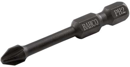 Bahco Torsiebit 1/4" | heavy-duty | voor Phillips schroeven | PH1 x 50 mm - retailverpakking - 66IM/50PH1-2P