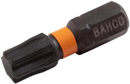 Bahco Torsiebit 1/4" | heavy-duty | voor TORX® schroeven | gekleurd | T10 x 25 mm - retailverpakking - 66IM/T10C-2P