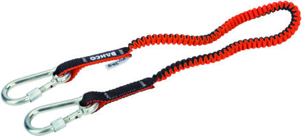 Bahco Veiligheidskoord | met vaste karabijnhaak en blokkeervoorziening | 3 kg | 1.2 m - volgens DROPS best practices - 3875-LY4