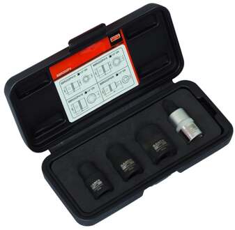 Bahco vijfhoek dopsleutel bitset 1-2 4p | BBR202P4