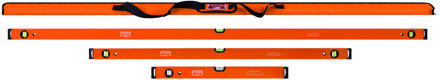 Bahco Waterpassenset 600. 1200. 1800 mm - 3-delig - in tas - 416-SET+BAG