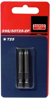 Bahco x2 bits t15 50mm 1/4" dr standard. | 59S/50T15-2P