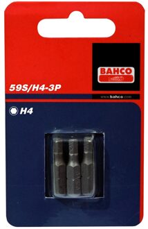 Bahco x3 bits hex325mm 1/4" standard | 59S/H3-3P