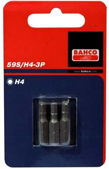 Bahco x3 bits hex625mm 1/4" dr standard | 59S/H6-3P