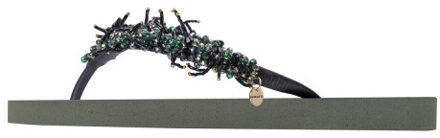 Bahia black legergroen - maat 35-36 Bruin/groen