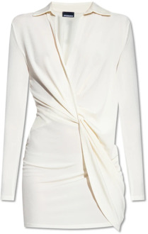 Bahia decoratieve gedrapeerde jurk Jacquemus , White , Dames - M,S,Xs