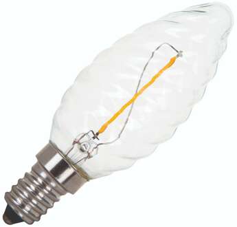 Bailey Filament LED Kaarslamp Gedraaid E14 1W 2200K
