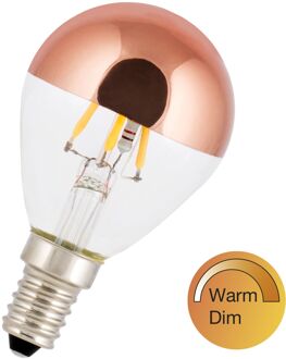 Bailey Kogellamp kopsiegel roségoud LED filament 2,7W (vervangt 9W) kleine fitting e14