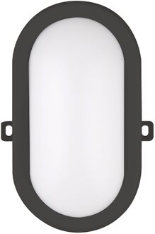 Bailey LED Bulkhead Basic 6W 4000K Koel Wit Zwart Ovaal 420lm