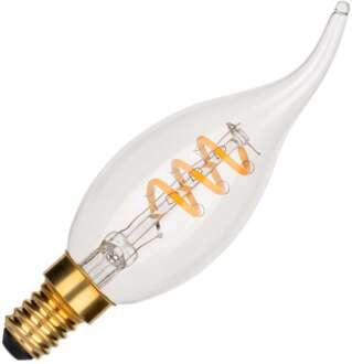 Bailey | LED Kaarslamp met tip | Kleine fitting E14  | 3W Dimbaar