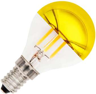 Bailey LED Kopspiegellamp Goud E14 3W 2700K 290lm Dimbaar Ø4.5x7.8cm Transparant