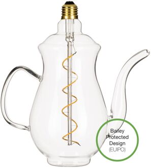 Bailey LED Teapot Earl Clear E27 - 4W / DIMBAAR 2200K