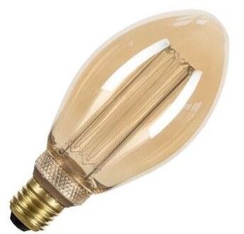 Bailey LEDfiber Glow ED75 E27 4W 1800K 200lm Goud Ø75x165mm Transparant