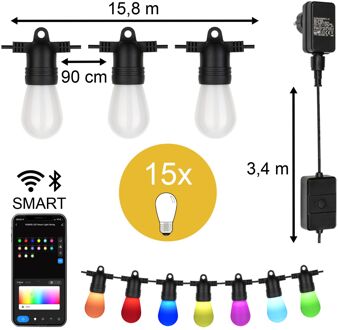Bailey | Prikkabel 15 Meter | 15 Lichtpunten | IP44 | 12V