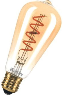 Bailey spiraaled Alva LED filament goud 4,0W (vervangt 40W) grote fitting E27