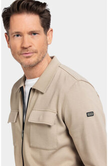 Baileys Overshirt sweat overshirt full zip up 512275/82 Beige - M