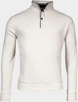 Baileys Sweater sweat cardigan 1/2 zip all ove 413141/115 Wit - XL