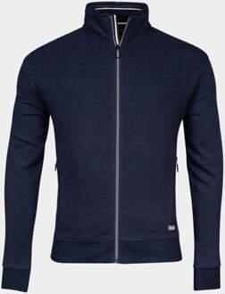 Baileys Vest sweat cardigan zip front+back 412239/60 Blauw - L