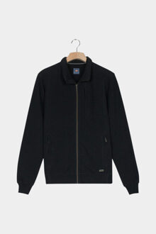 Baileys Vest sweat cardigan zip hi-low st 522230/60 Blauw - L