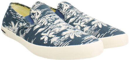 Baja Beachcomber Herenschoenen Navy Plimsolls Blauw