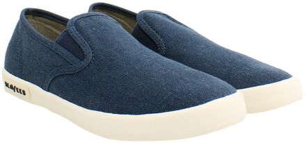 Baja Standard Dames Blauwe Plimsolls - EU 40.5 / UK 7