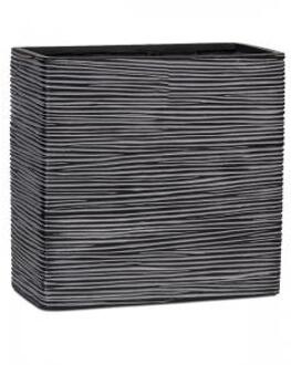 Bak envelop hoog Rib 31x16x29 zwart