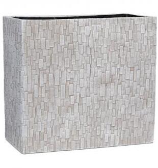 Bak envelop hoog Stone 31x16x29 ivoor