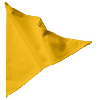 Bakersjaal van katoen Geel - One size