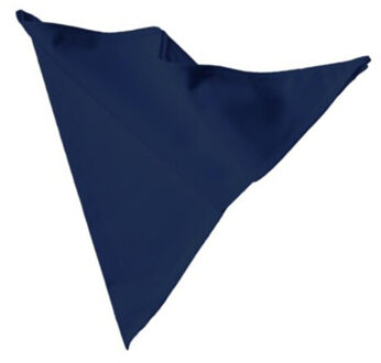 Bakersjaal van katoen - maat One size Blauw