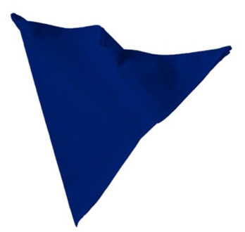 Bakersjaal van katoen - maat One size Blauw