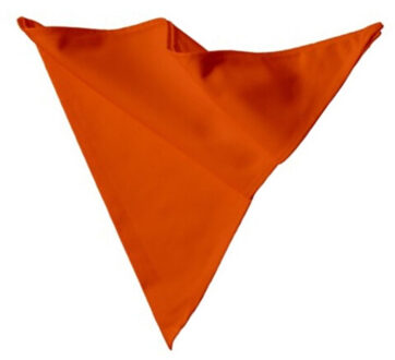 Bakersjaal van katoen - maat One size Oranje