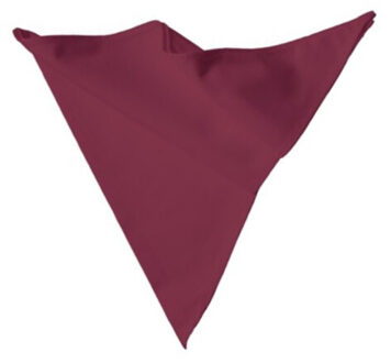 Bakersjaal van katoen - maat One size Rood