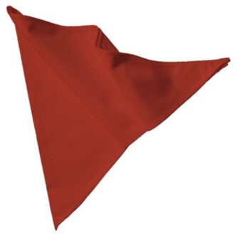 Bakersjaal van katoen Rood - One size