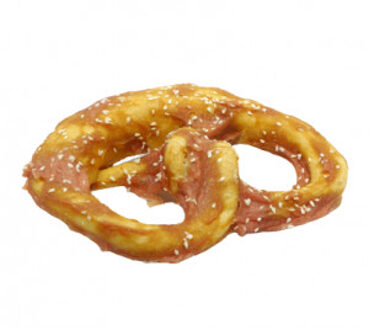 Bakery Pretzel rawhide kauwsnack hond M/L - 3 x 2 stuks