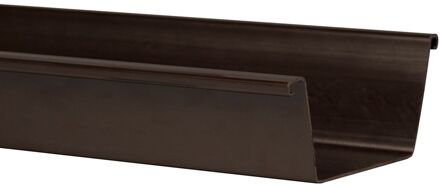 Bakgoot 125mm - Pvc - Bruin - 4m