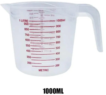 Baking Tools 250/500/1000 Ml With Scale Kitchen High-Quality Plastic Measuring Cup Baking Special Measuring Cup