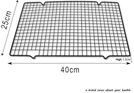 Baking Tools Large Cake Cooling Rack Bread Cooling Rack Black Stainless Steel Non-stick For Cake Bread Grid Baking Tray