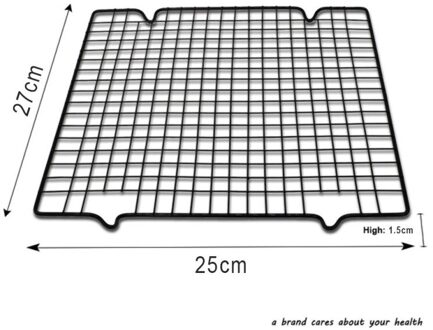 Baking Tools Large Cake Cooling Rack Bread Cooling Rack Black Stainless Steel Non-stick For Cake Bread Grid Baking Tray