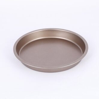 Baking tray round pizza baking tray home homemade non-stick cake pizza dish goud
