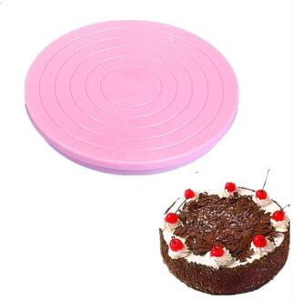 Bakken Gereedschap 14Cm Mini Cake Cookies Decorating Elegnt Draaitafel Handmatig Roterende Tafel Cake Stand Antislip base # J