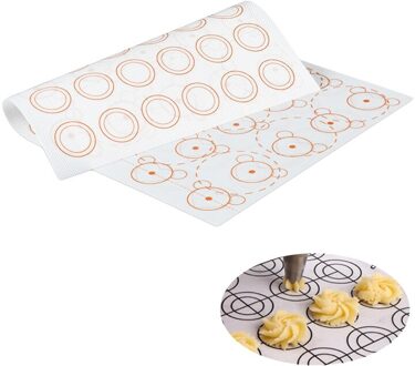 Bakken Mat Non-stick Siliconen Pad Voor Macaron Cake Cookie Bakvormen Pastry Gereedschap Beer Rolling Deeg Mat