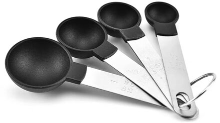 Bakken Nauwkeurige Meten Set Maatbeker En Lepels Voor Meten Droog/Vloeibare Ingrediënten Keuken Tool zwart 1