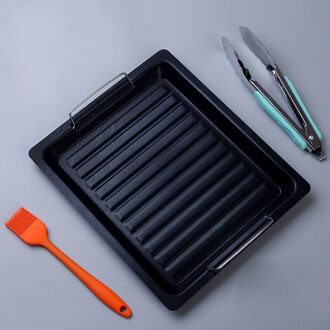 Bakken Plaat Ijzer Barbecue Tool Accessoires Huishoudelijke Barbecue Plaat Koreaanse non-stick Koekenpan Plaat Bakken Pan BBQ Accessoire